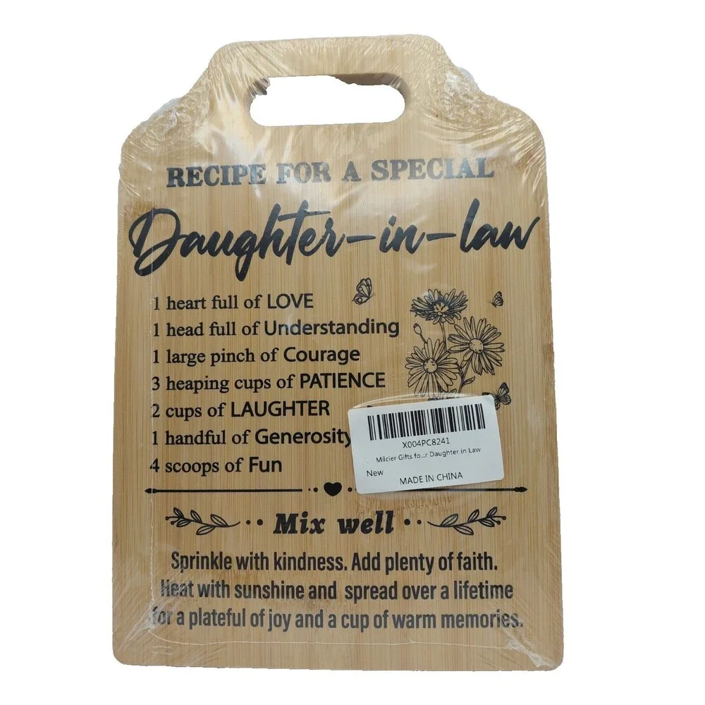 Recipe for A Special Daughter In-Law